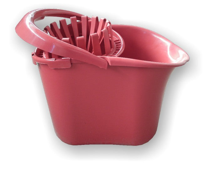 001 Bucket with wringer (ready) / Κουβάδες - 12L